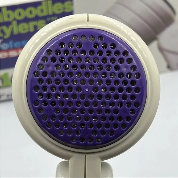 Vintage Caboodles Folding Hair Dryer With Box C-181 Mini Travel Dual Volt Tested - Picture 8 of 9